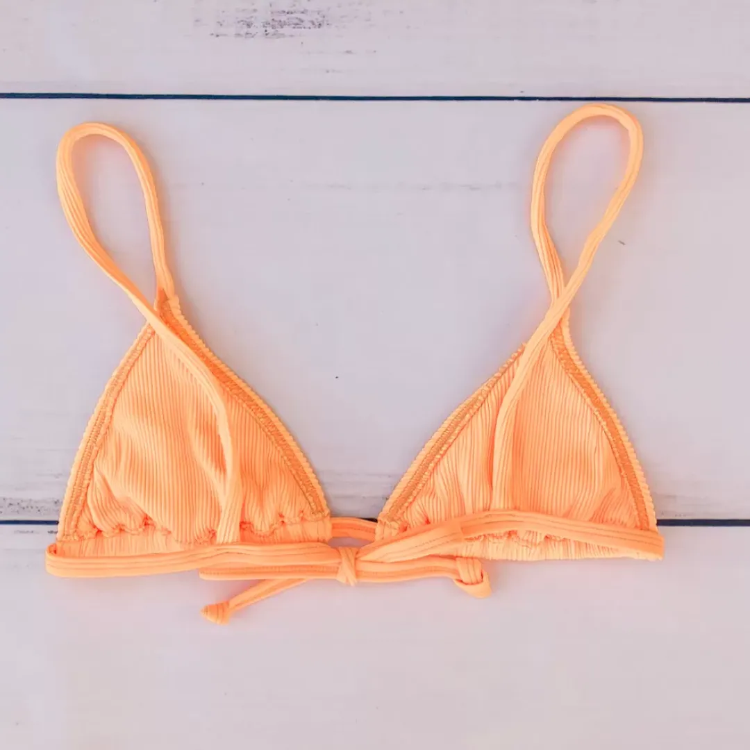 Bikini Tops Bralette Bikini Top – Mango Ribbed<Kulani Kinis Cheap