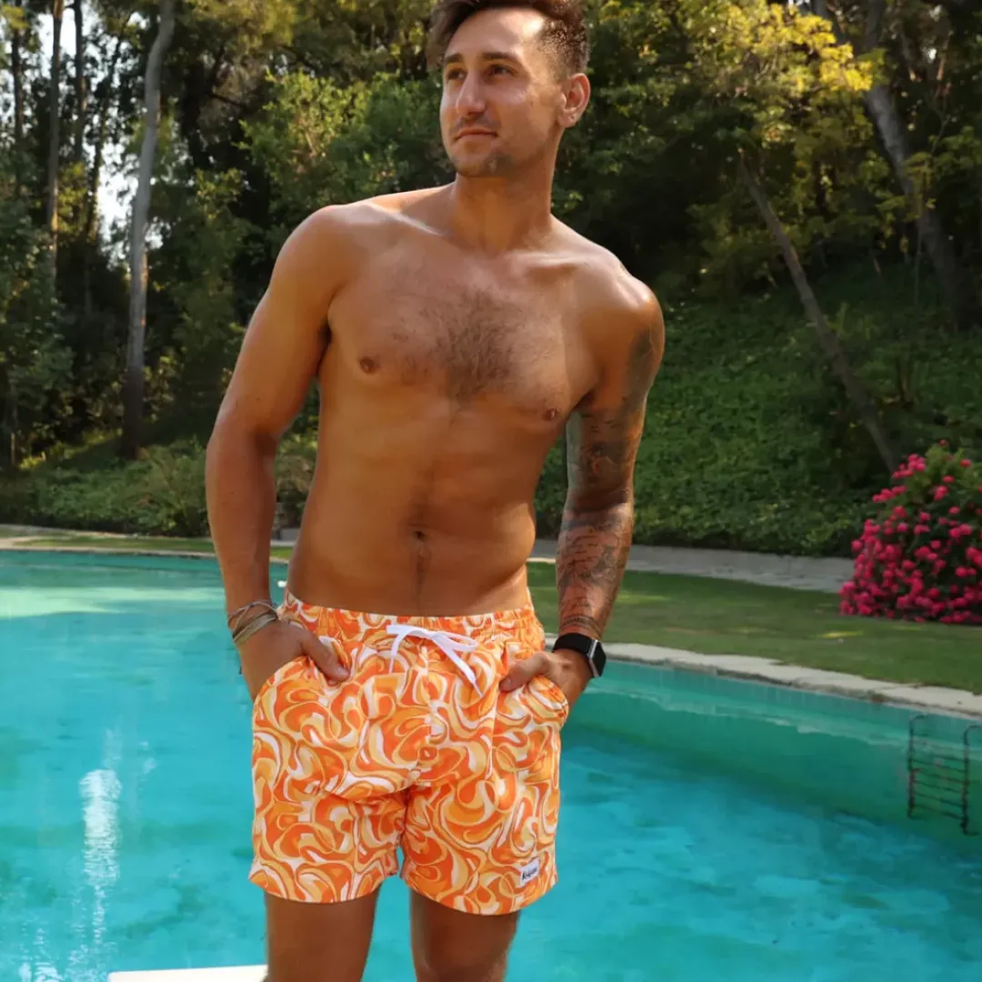 Men'S Swim Trunks – Lost At Sunset<Kulani Kinis Clearance