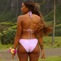 Minimal Full Coverage Bikini Bottom – Hibiscus Haze<Kulani Kinis New