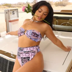 New Arrivals High Hip Cheeky Bikini Bottom – Moonlight Motel<Kulani Kinis Flash Sale