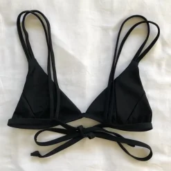 Scoop Triangle Bikini Top – Pitch Black<Kulani Kinis Hot