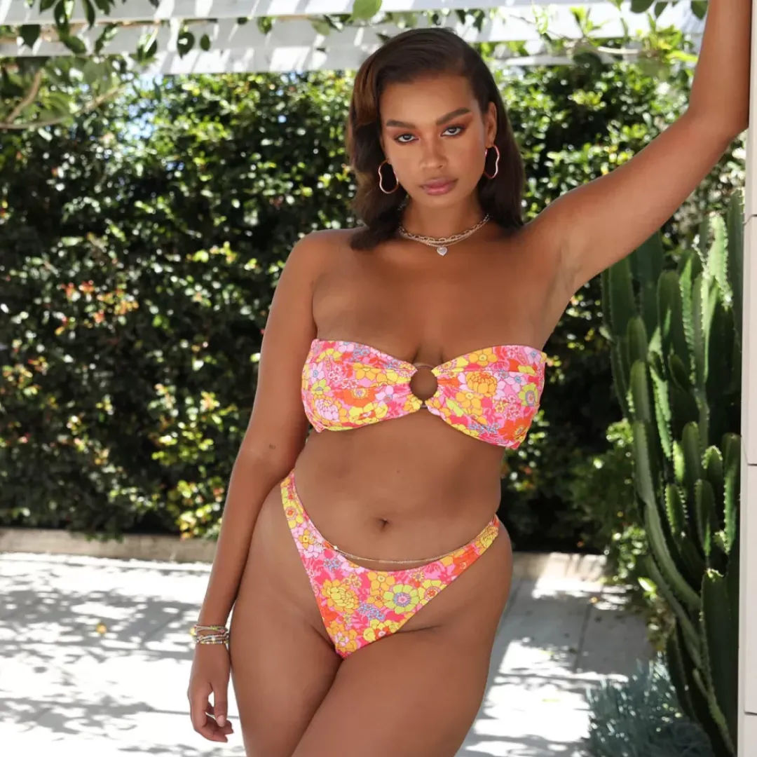 Strapless Bandeau Bikini Top – Sunny Sangria New Arrivals<Kulani Kinis Discount