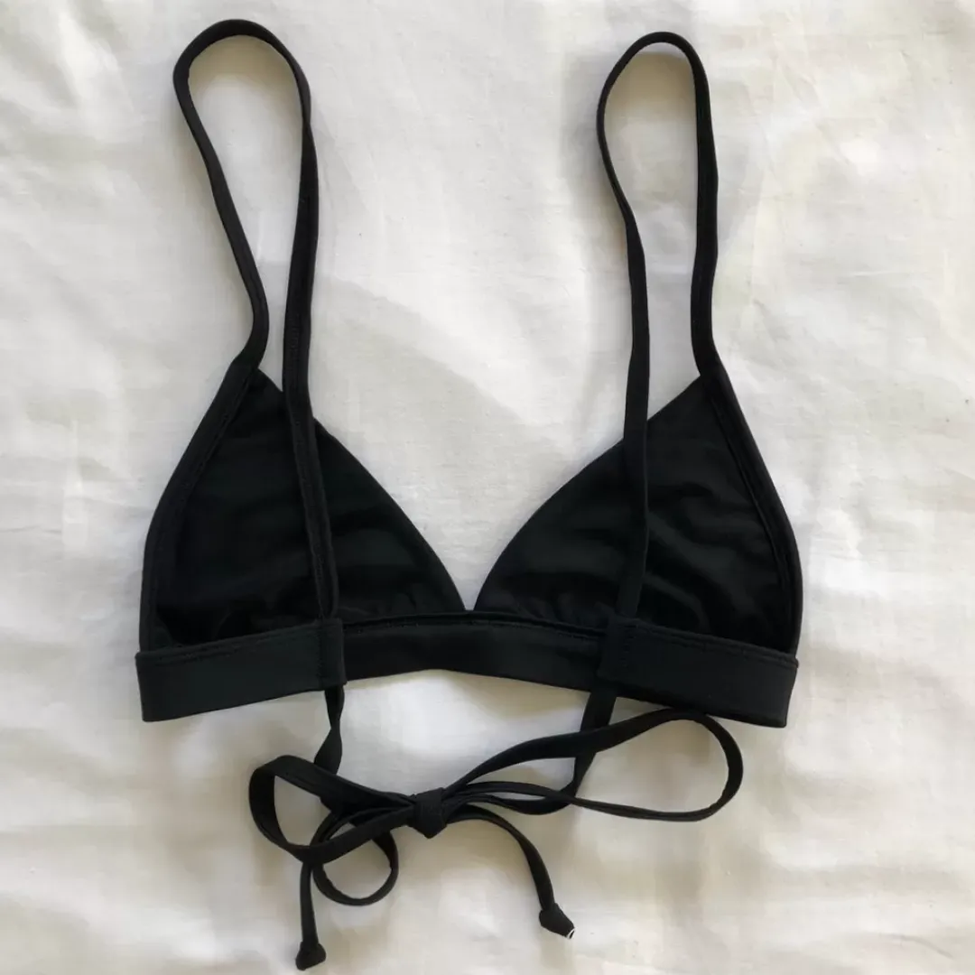 Triangle Bikini Top – Pitch Black Bikini Tops<Kulani Kinis Online